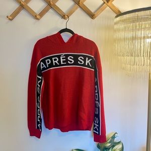 Telluride Après Ski knit hooded sweater